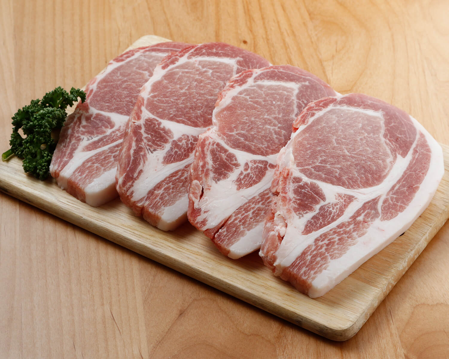 北海道産豚肉ロースポークステーキ：2