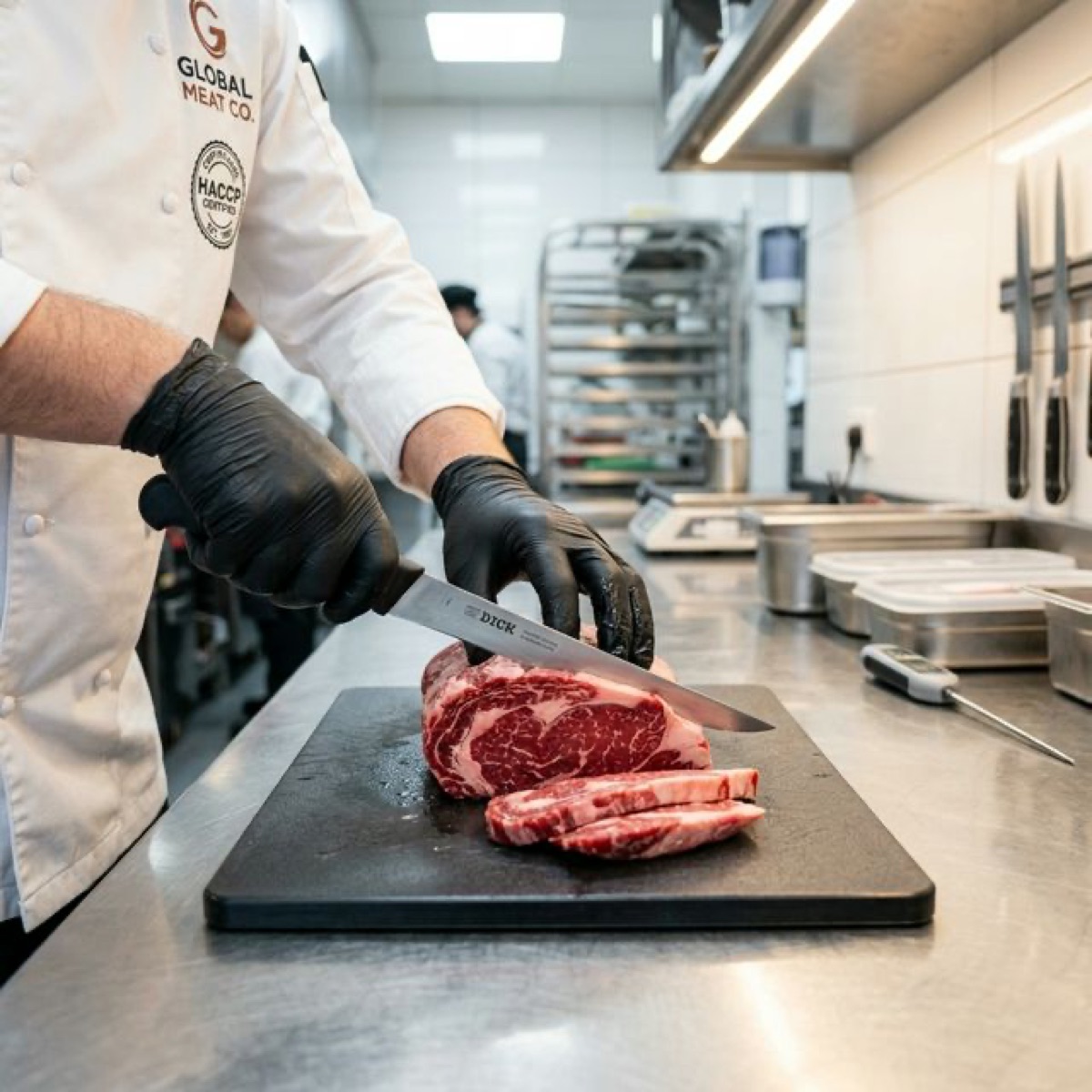 HACCP対応施設での衛生的な肉加工