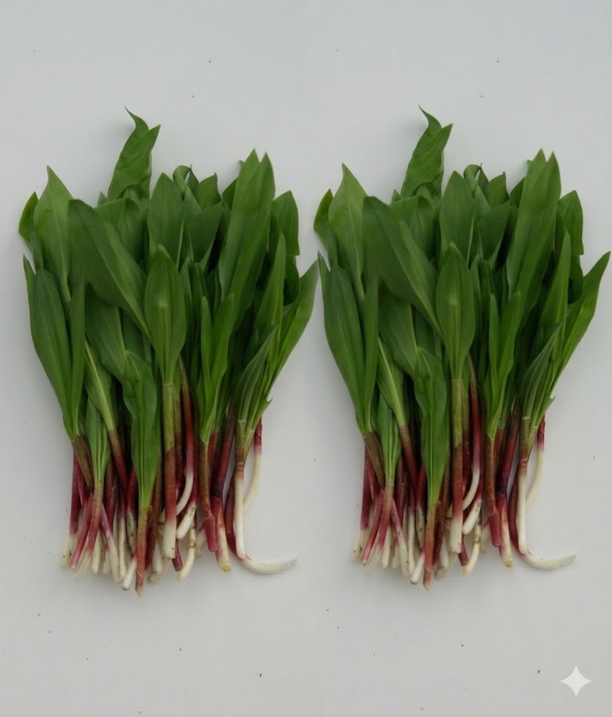 【季節限定・予約販売】行者ニンニク400g　エゾ鹿赤肉ジンギスカン300g×2パック 3